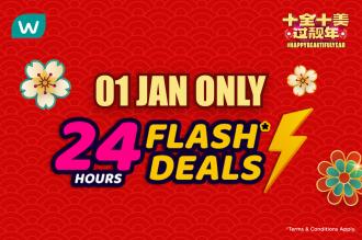 Watsons 1.1 Sale 24 Hours Flash Deals (1 January 2023)