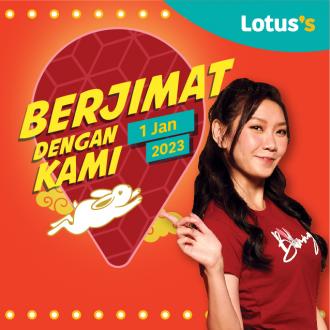 Lotus's Berjimat Dengan Kami Promotion published on 1 January 2023
