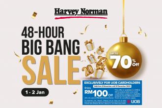 Harvey Norman 48-Hour Big Bang Sale Up To 70% OFF (1 January 2023 - 2 January 2023)