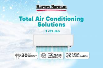 Harvey Norman Total Air Conditioning Solutions Promotion (1 January 2023 - 31 January 2023)