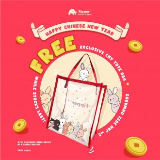 Fipperslipper FREE CNY Tote Bag Promotion
