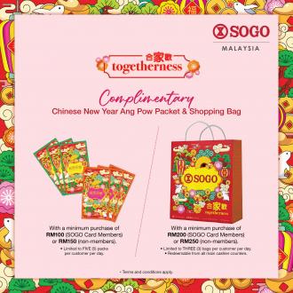 SOGO FREE Chinese New Year Angpow Packet & Shopping Bag Promotion