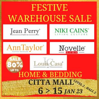 ED Labels Home & Bedding CNY Branded Warehouse Sale at Citta Mall (6 January 2023 - 15 January 2023)