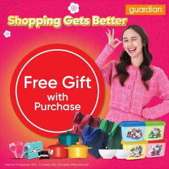 Guardian FREE Gift Promotion (27 December 2022 - 31 January 2023)