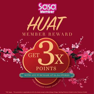 SaSa Chinese New Year Huat Member Reward Promotion