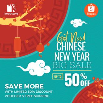 GSC Keepsake Shopee Chinese New Year Big Sale Up To 50% OFF (9 January 2023 - 24 January 2023)
