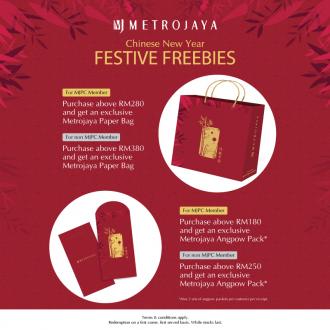 Metrojaya Chinese New Year Festive Freebies Promotion