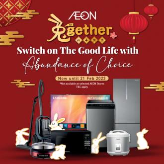 AEON Chinese New Year Electrical Appliances Promotion (valid until 21 February 2023)