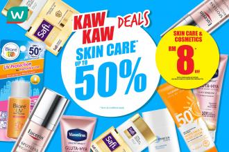 Watsons Skincare Promotion Up To 50% OFF (5 January 2023 - 9 January 2023)