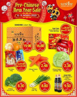 Sunshine Pre-CNY Promotion (6 January 2023 - 8 January 2023)