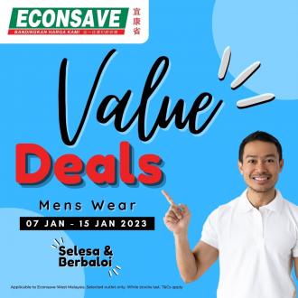 Econsave Mens Wear Value Deals Promotion (7 January 2023 - 15 January 2023)