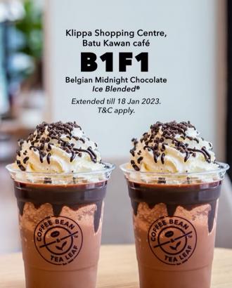 Coffee Bean Klippa Shopping Centre Buy 1 FREE 1 Promotion (valid until 18 January 2023)