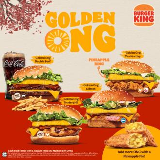 Burger King CNY Golden Ong Burgers