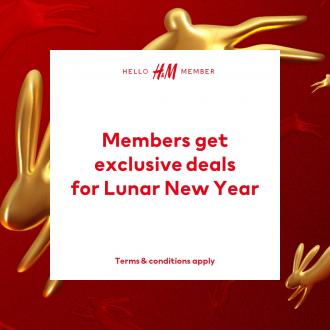 H&M Member CNY Sale Up To 50% OFF (valid until 22 January 2023)