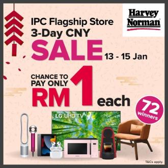 Harvey Norman IPC 3-Day CNY Sale (13 January 2023 - 15 January 2023)