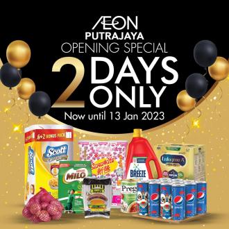 AEON Putrajaya @ IOI City Mall Opening Promotion (valid until 13 January 2023)