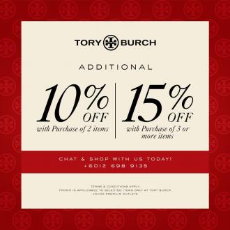 Tory Burch Special Sale at Johor Premium Outlets (5 January 2023 - 31 January 2023)