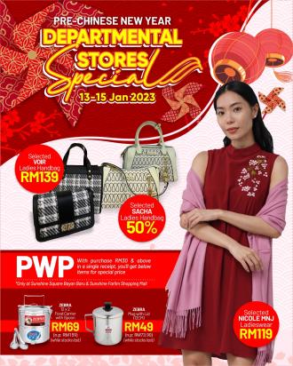 Sunshine Departmental Stores Pre-CNY Fashion Sale (13 January 2023 - 15 January 2023)