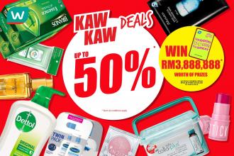 Watsons Kaw Kaw Deals Sale Up To 50% OFF (18 Jan 2023 - 24 Jan 2023)