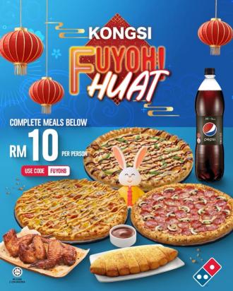 Domino's Pizza Chinese New Year Promotion RM10 per person