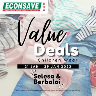Econsave Children Wear Value Deals Promotion (21 January 2023 - 29 January 2023)