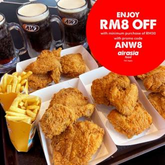 A&W AirAsia Food RM8 OFF Promotion