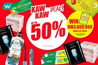 Watsons Kaw Kaw Deals Sale Up To 50% OFF (25 Jan 2023 - 30 Jan 2023)