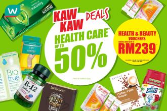 Watsons Health Care Sale Up To 50% OFF (25 Jan 2023 - 30 Jan 2023)