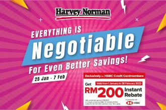 Harvey Norman Everything is Negotiable Promotion (25 January 2023 - 7 February 2023)