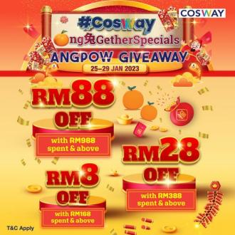 Cosway CNY Angpow Giveaway Promotion (25 January 2023 - 29 January 2023)