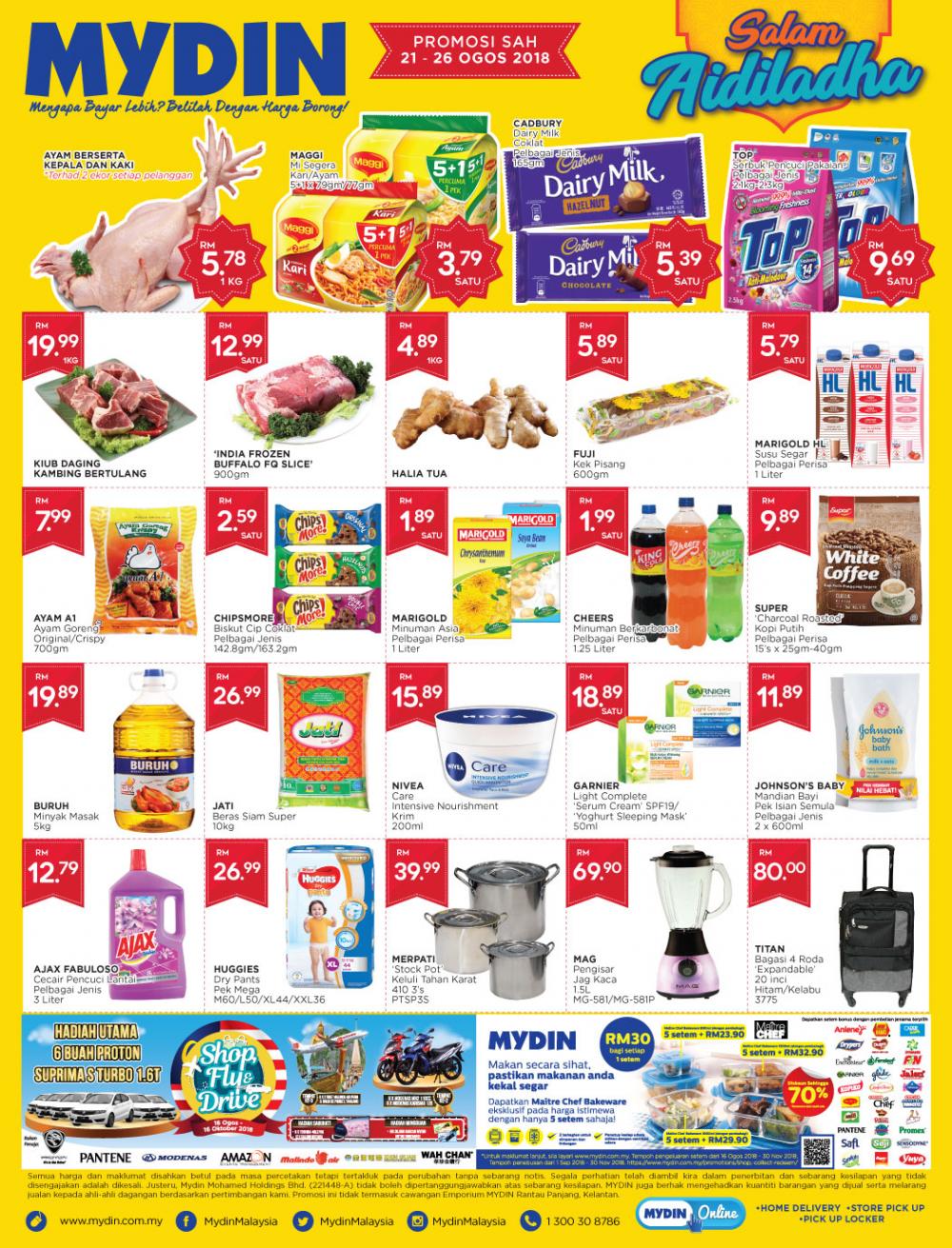 MYDIN TOP 20 WEH Promotion (21 August 2018 - 26 August 2018)
