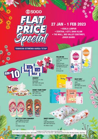 SOGO Flat Price Sale (27 January 2023 - 1 February 2023)