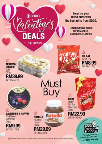 SOGO Kuala Lumpur Supermarket Valentine's Day Promotion (1 February 2023 - 14 February 2023)