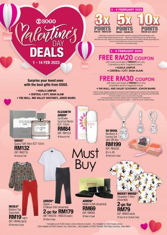 SOGO Valentine's Day Sale (1 February 2023 - 14 February 2023)