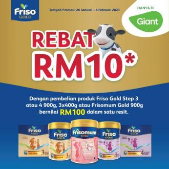 Giant Friso Gold RM10 Rebate Promotion (26 January 2023 - 8 February 2023)