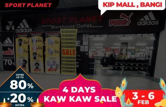 Sport Planet KIP Mall Bangi Thaipusam Kaw Kaw Sale Up To 80% OFF (3 February 2023 - 6 February 2023)