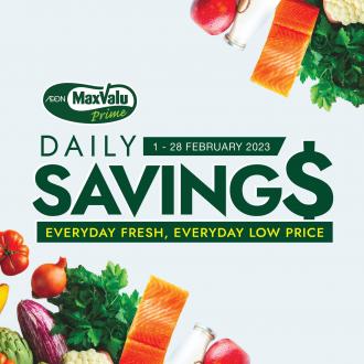 AEON MaxValu Daily Savings Promotion (1 Feb 2023 - 28 Feb 2023)