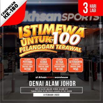 Al-Ikhsan Sports Denai Alam Johor Opening Promotion (4 February 2023)