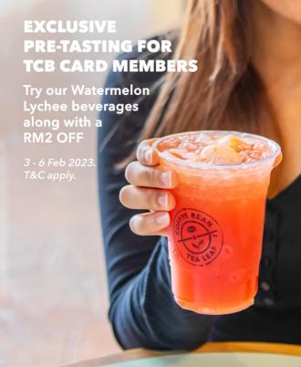 Coffee Bean Card Watermelon Lychee Beverages Promotion (3 February 2023 - 6 February 2023)