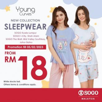 SOGO Young Curves Sleepwear Sale (valid until 5 February 2023)