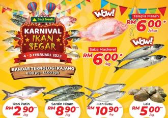 Segi Fresh Bandar Teknologi Kajang Karnival Ikan Segar Promotion (4 February 2023 - 5 February 2023)