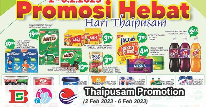 BILLION & Pantai Timor Thaipusam Promotion (2 Feb 2023 - 6 Feb 2023)