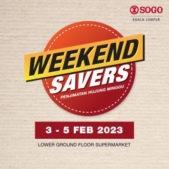 SOGO Kuala Lumpur Supermarket Weekend Savers Promotion (3 February 2023 - 5 February 2023)