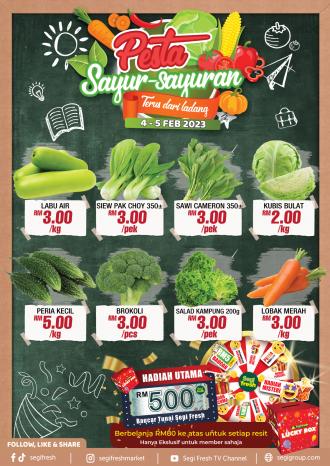 Segi Fresh Pesta Sayur-Sayuran Promotion (4 February 2023 - 5 February 2023)