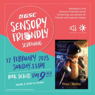 GSC Puss In Boots The Last Wish Sensory Screening Promotion Ticket for RM9 (12 February 2023)