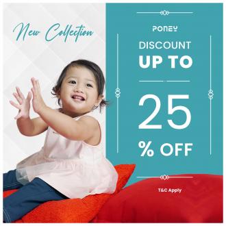 Poney New Arrival Sale Discount Up To 25% OFF at Mitsui Outlet Park (1 February 2023 - 1 March 2023)