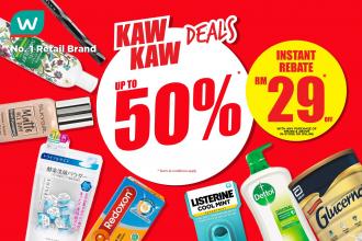 Watsons Kaw Kaw Deals Sale Up To 50% OFF (9 Feb 2023 - 13 Feb 2023)
