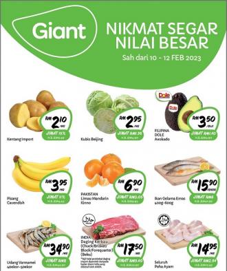Giant Fresh Items Promotion (10 February 2023 - 12 February 2023)