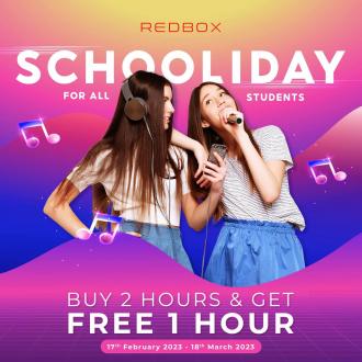 Red Box Karaoke School Holiday Promotion (17 February 2023 - 18 March 2023)