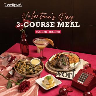Tony Roma's Valentine’s Day 3-Course Meal (11 February 2023 - 15 February 2023)